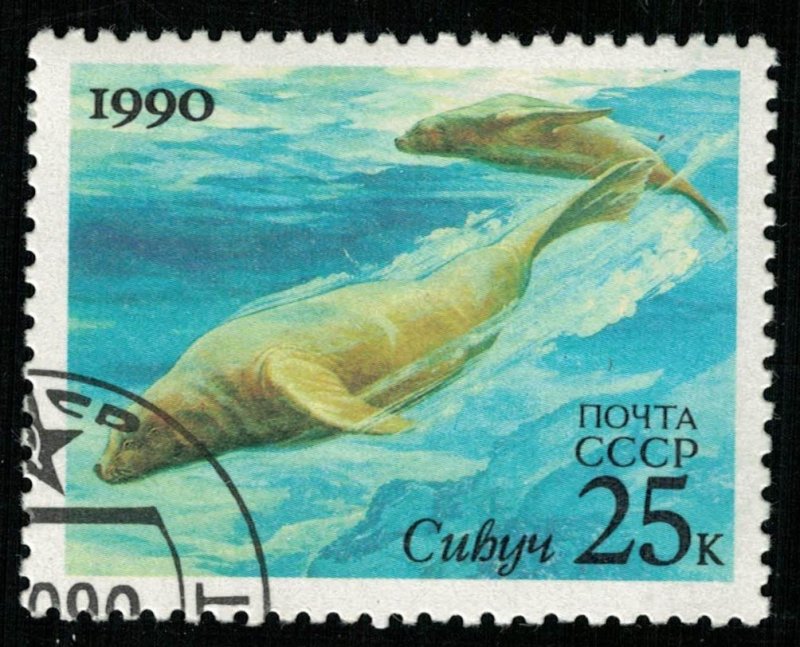 Sea animal, 25 kop (T-6859)