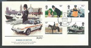 Great Britain complete set of 5 first day covers  875 - 878