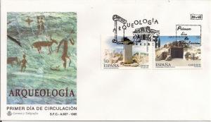 Spain Fdc Scott #2834-2835 Archaeology