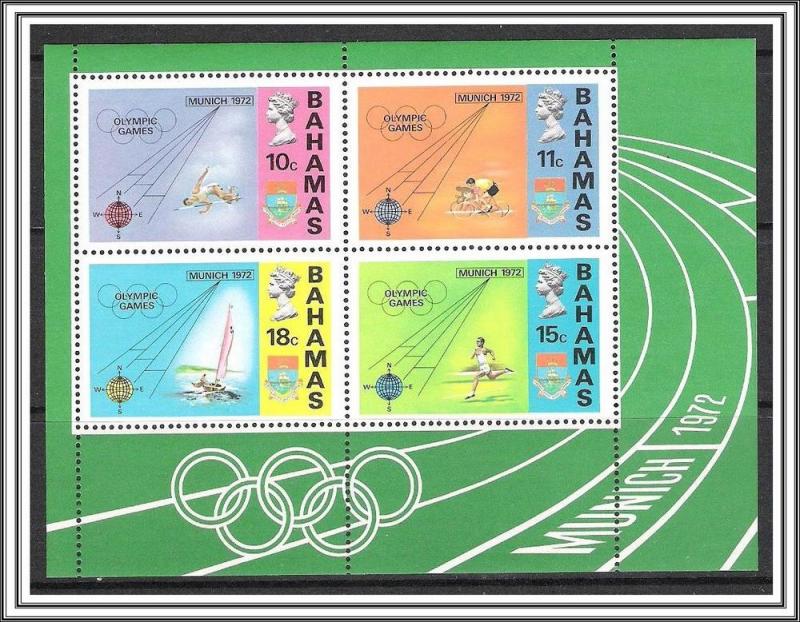 Bahamas #338a Olympics Souvenir Sheet MNH