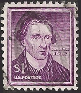 # 1052a USED DRY PRINT PATRICK HENRY