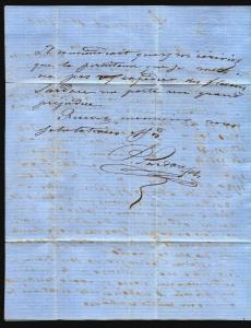 France 1860 Letter Cover / Cannes CDS - Z15720