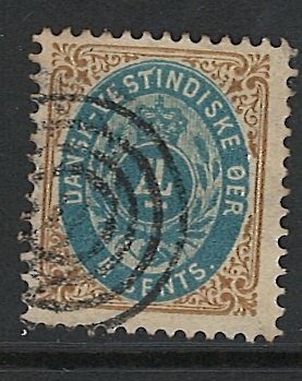 Danish West Indies Scott 7 Used