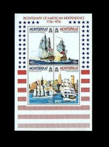 MONTSERRAT - 1976 - BICENTENNIAL - SHIPS - WARSHIPS - MINT - MNH S/SHEET!