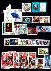 Worldwide #1 30 different stamps of Russia all CTO