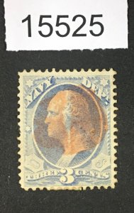 MOMEN: US STAMPS # O37 RED CANCEL USED $30 LOT #15525