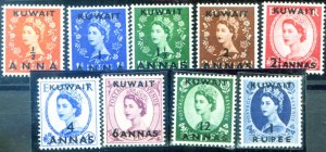 Definitive. Elizabeth II Overprinted 1956-57.