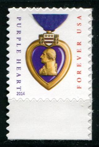 4704a US (49c) Purple Heart SA , MNH