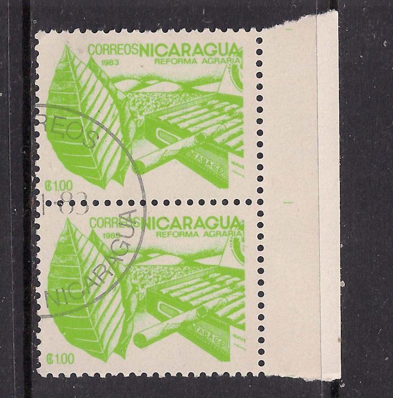 Nicaragua 2 x used stamps ( 423 )
