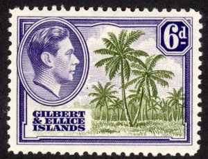 Gilbert & Ellice Islands 47 MH 1939 6p