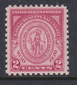 682 Massachusetts Bay Colony VF+ MNH