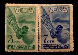 Uruguay Scott 584 - 585 Unused NH