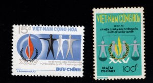 South Vietnam Scott 462-463 MH*  Human Rights set