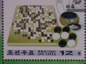 KOREA-2004 SC#4364 PLAYING KOREA CHESS FANCY CANCEL S/S WE SHIP TO WORLD WIDE