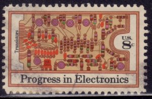 United States, 1973, Progress in Electronics, 8c, sc#1501, used