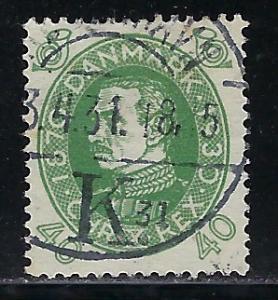 Denmark Scott # 219, used