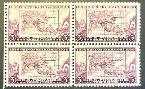 Scott#: 783 - Oregon Territory 3¢ 1936 Block of Four MOG - Lot 10