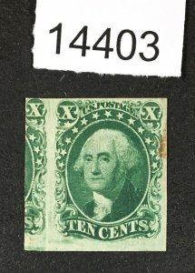 MOMEN: US STAMPS # 14 STITCH WATER MARK USED LOT #14403