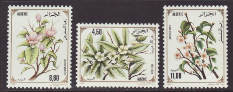 Algeria 979-981 Flowers MNH VF