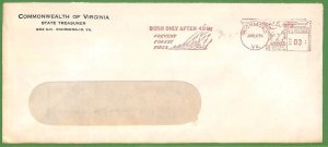 ZA1554 - USA  - POSTAL HISTORY - MECHANICAL POSTMARK on cover FOREST FIRES  1956