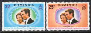 Dominica 372-373 Royal Wedding MNH VF