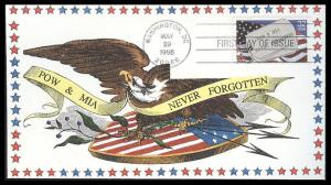 #2966 POW - MIA Bedford FDC