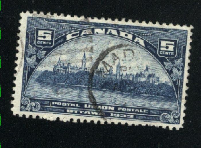 Canada #202   used   VF  PD