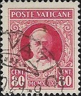 1929 Vatican City SC# 8 Used