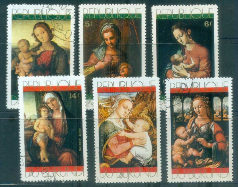Burundi 1971 Xmas Paintings CTO