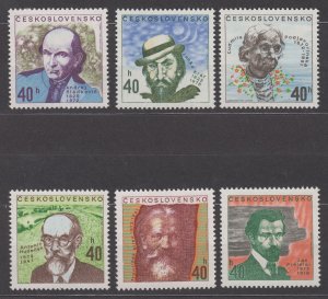 Czechoslovakia Scott 1819-1824 1972 MNH