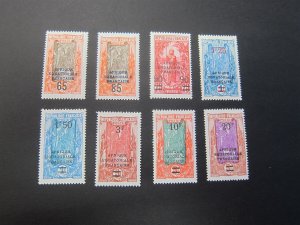 French Equatorial Africa 1922 Sc 53-60 set MH(58b MNH)