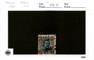 Iceland, Postage Stamp, #127 Used, 1920 King Christian X (AB)