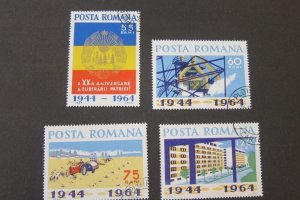 Romania 1964 Sc 1660-63 CTO set FU