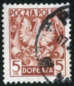 POLAND - SC #J135 - USED - 1953 - Item Poland257AFF12