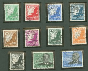 Germany #C46-56  Single (Complete Set)