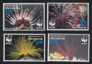 Micronesia WWF Feather Stars 4v SG#1347-1350 MI#1674-1677 SC#659 a-d