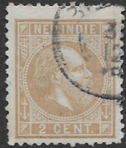 Netherlands Indies 6  1870  2 cent  fine used