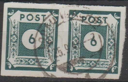 Mi: 43 BIb  used  1945 SBZ  Muller bpp  Cat € 80