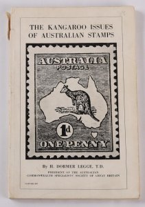 Australia The Kangaroo Issue of Australian Stamps by H Dormer-Legge.