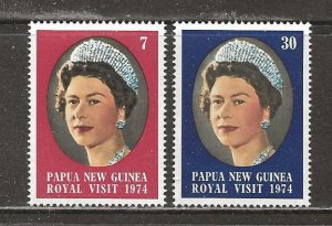 Papua New Guinea Scott catalog # 397-398 Unused Hinged