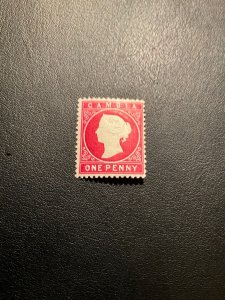 Stamps Gambia Scott #13 never hinged