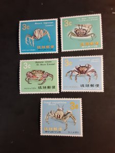 +Ryukyu Islands #173-177          MNH