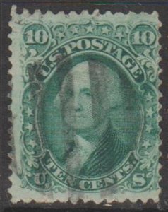 U.S. Scott #68 Washington Stamp - Used Single