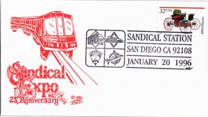 United States, California, Slogan Cancel, Trains