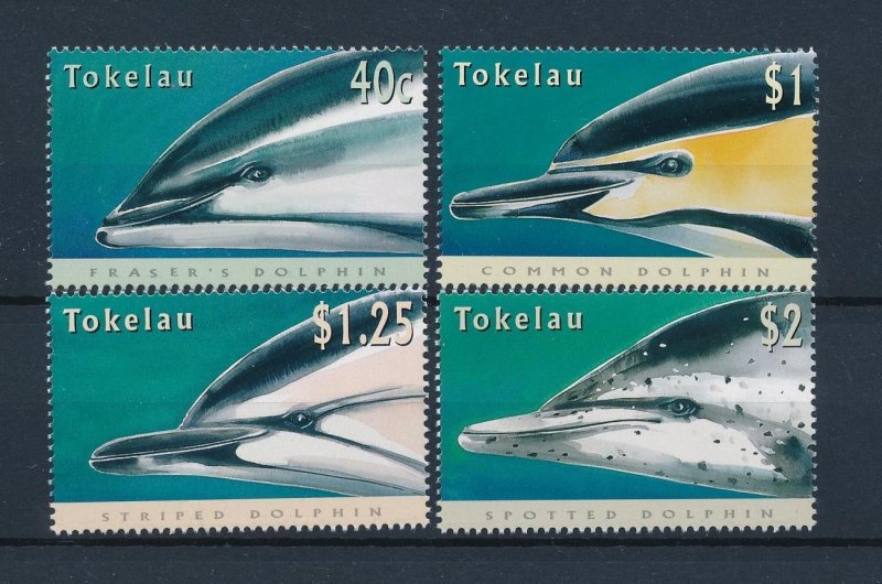 [48270] Tokelau 1996 Marine life dolphins  MNH