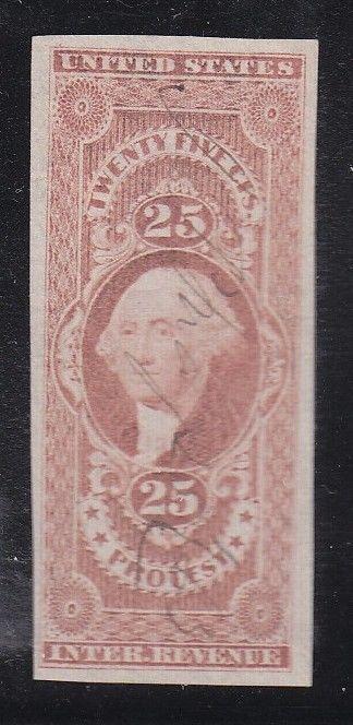 R49a  VF-XF used revenue stamp nice color cv $ 30 ! see pic !