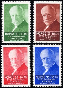 Norway Stamps # B5-8 MLH VF Scott Value $30.00