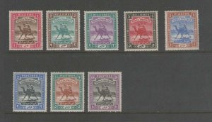 Sudan 1898 Sc 9-16 set of 8 MH