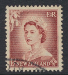 New Zealand  SC# 290  SG 725  Used   QE II Definitive 1953  see details & Scans