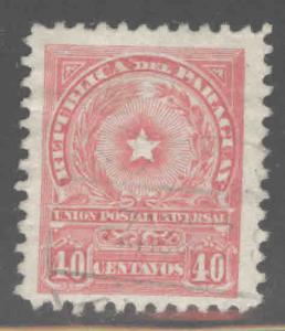 Paraguay Scott 214 Used coat of arms stamp